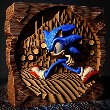 3D model Sonic the Hedgehog 2 HD game (STL)